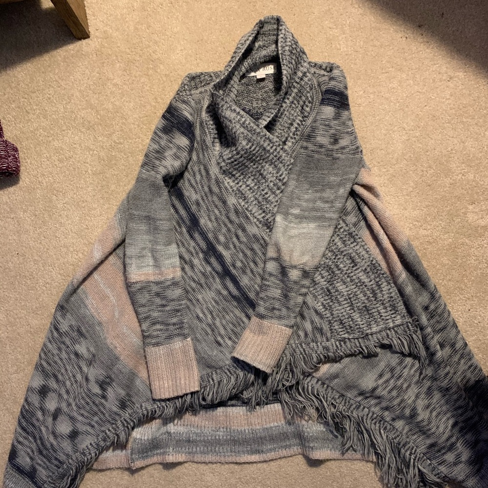 Knox Rose Multi-Color Open Sweater